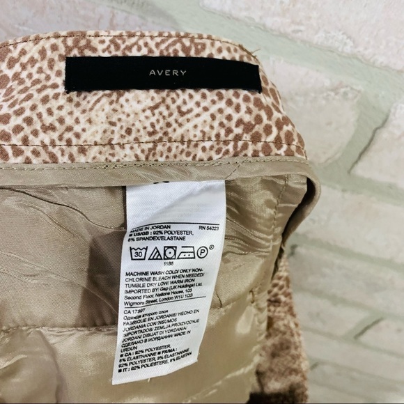 Banana Republic Avery Snakeskin Print Pants Size 2 - Picture 11 of 11